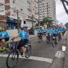 Passeio Ciclístico da Santa Casa anima as ruas de Santos